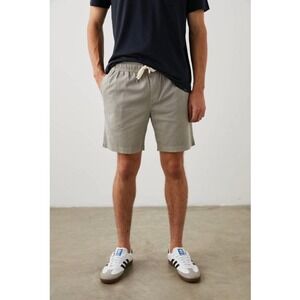 Rails Cruz Shorts Mens Washed Grey Coastal Preppy‎ Casual Travel Resortwear